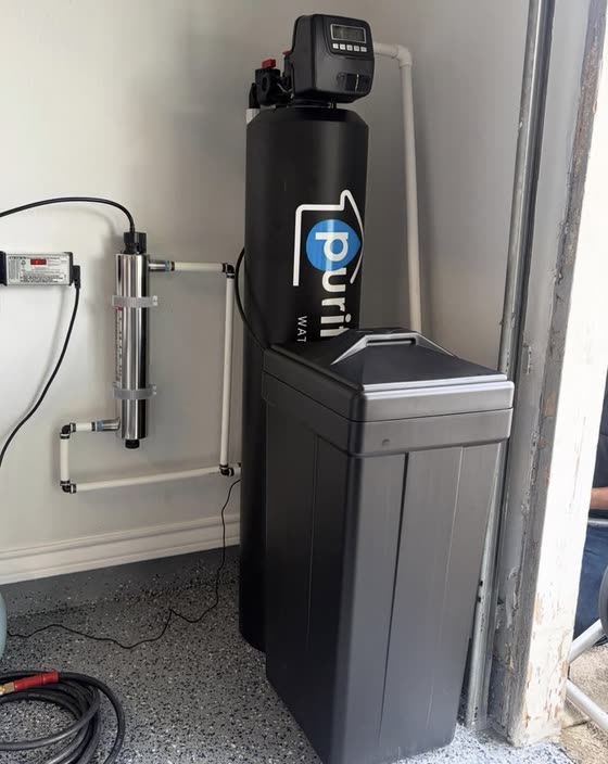 A Purify whole home water system installed in Laredo