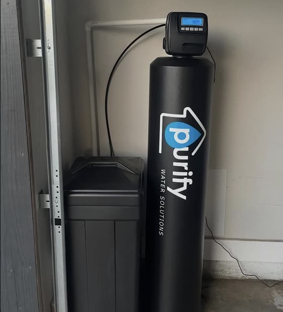A Purify whole home water system installed in Laredo