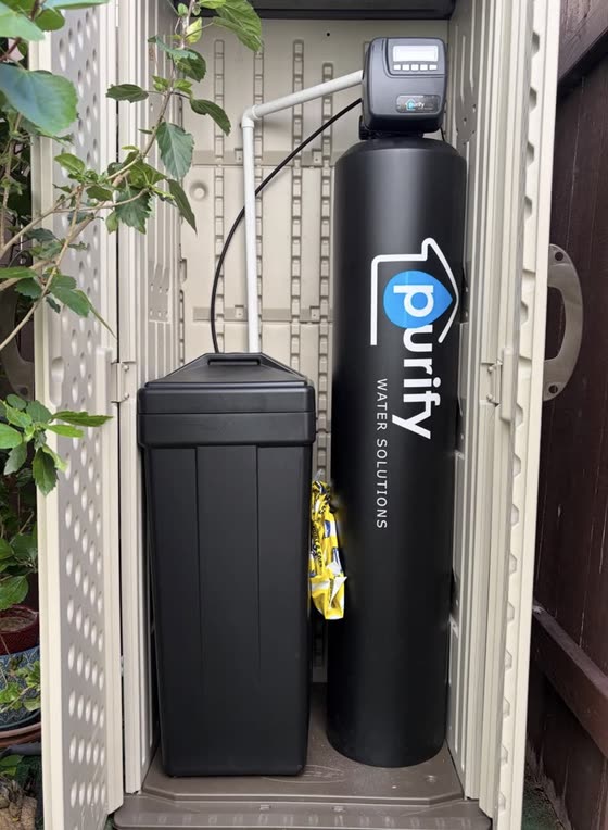A Purify whole home water system installed in Laredo