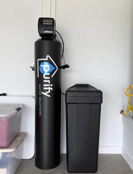 A Purify whole home water system installed in Laredo
